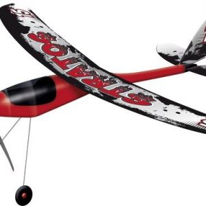 airplane Stratos 53 x 50 cm red / black