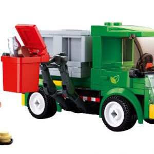 garbage truck Town junior 4.5 x 14.1 cm 118-parts