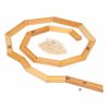 marble track 19 cm clear wood 23-part
