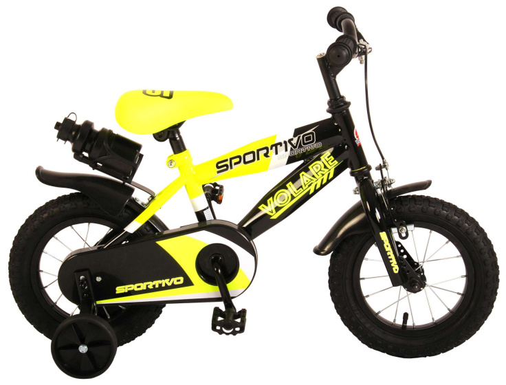 Sportivo 12 Inch 23 cm Boys Coaster Brake Yellow/Black
