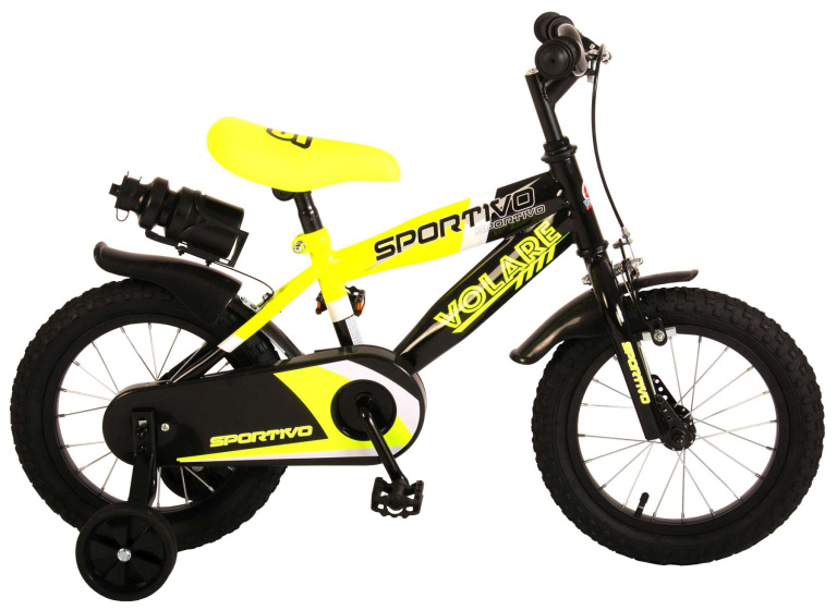 Sportivo 14 Inch 22 cm Boys Coaster Brake Yellow/Black
