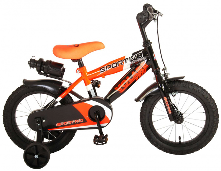 Sportivo 14 Inch 24 cm Boys Coaster Brake Orange/Black